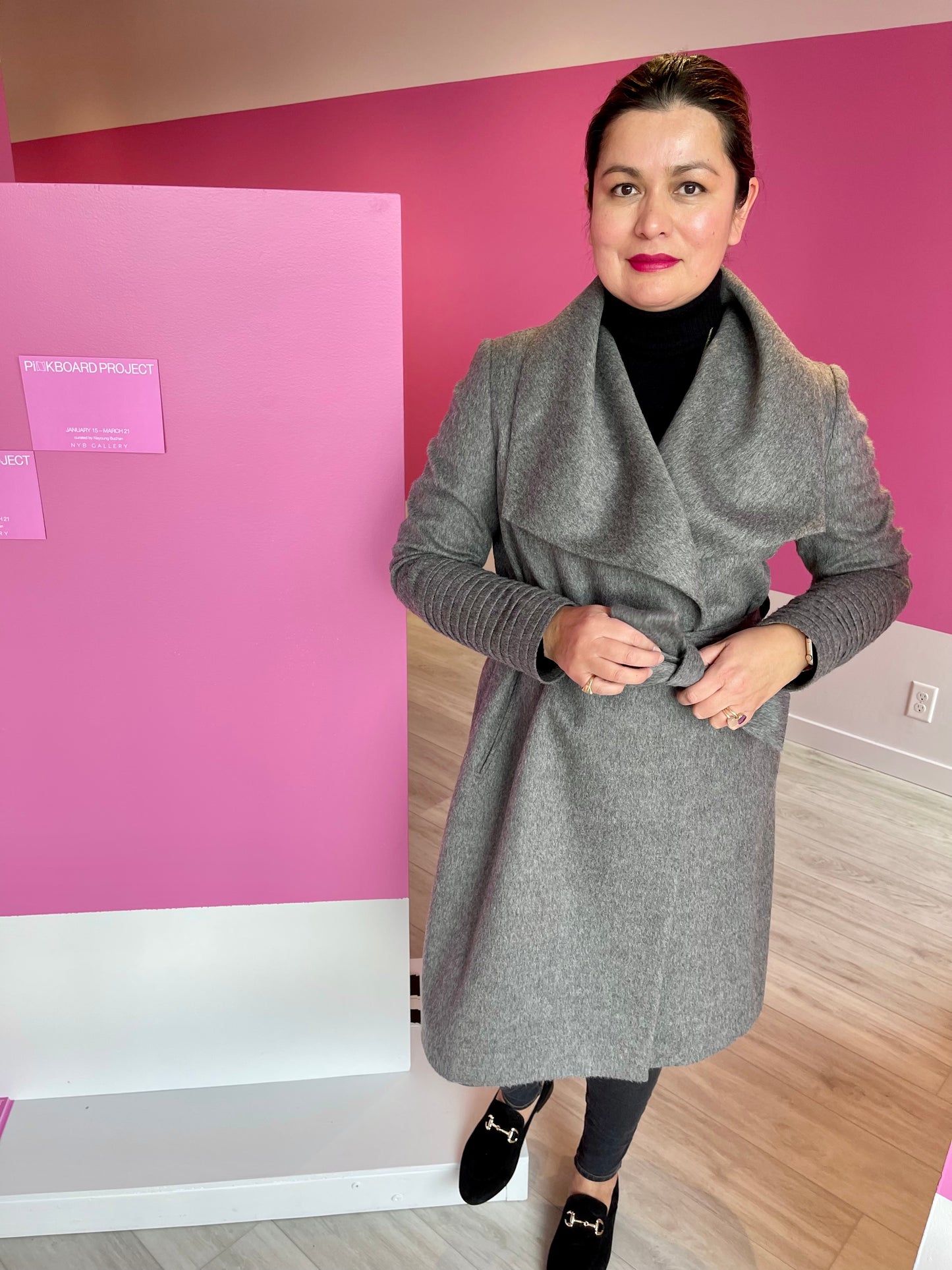 Alpaca Long Duchess Wrap Coat