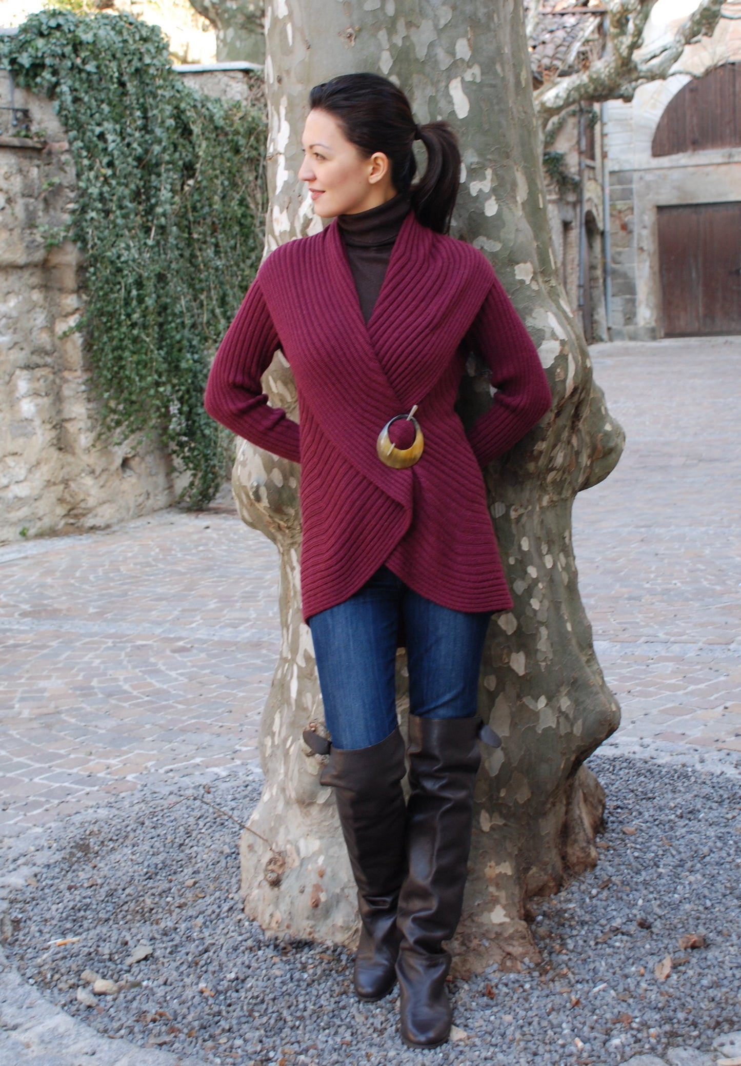 Pia Alpaca Cardigan