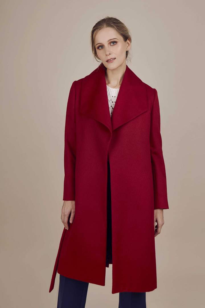 Alpaca Long Duchess Wrap Coat