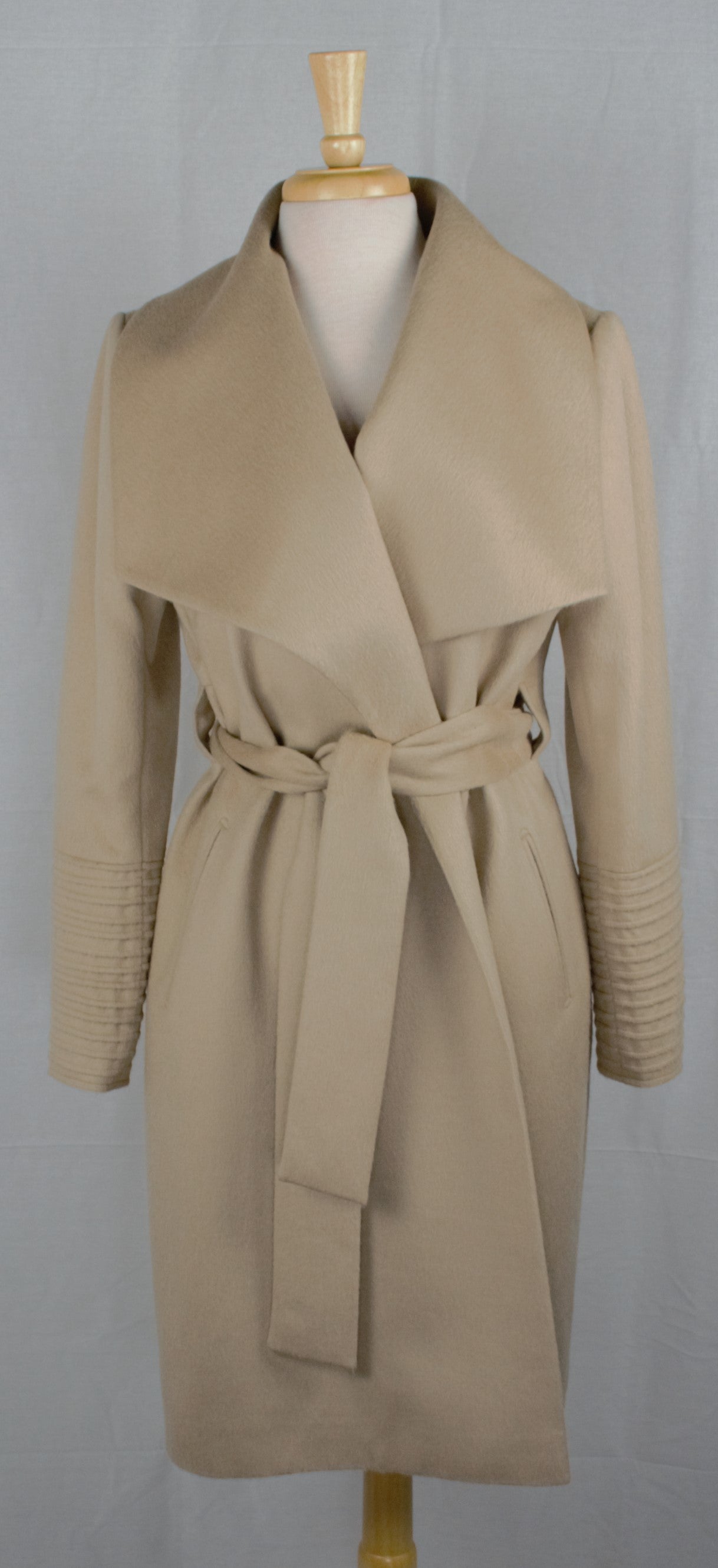 Alpaca Long Duchess Wrap Coat