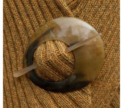 Matteo Cow Horn Sweater Broche