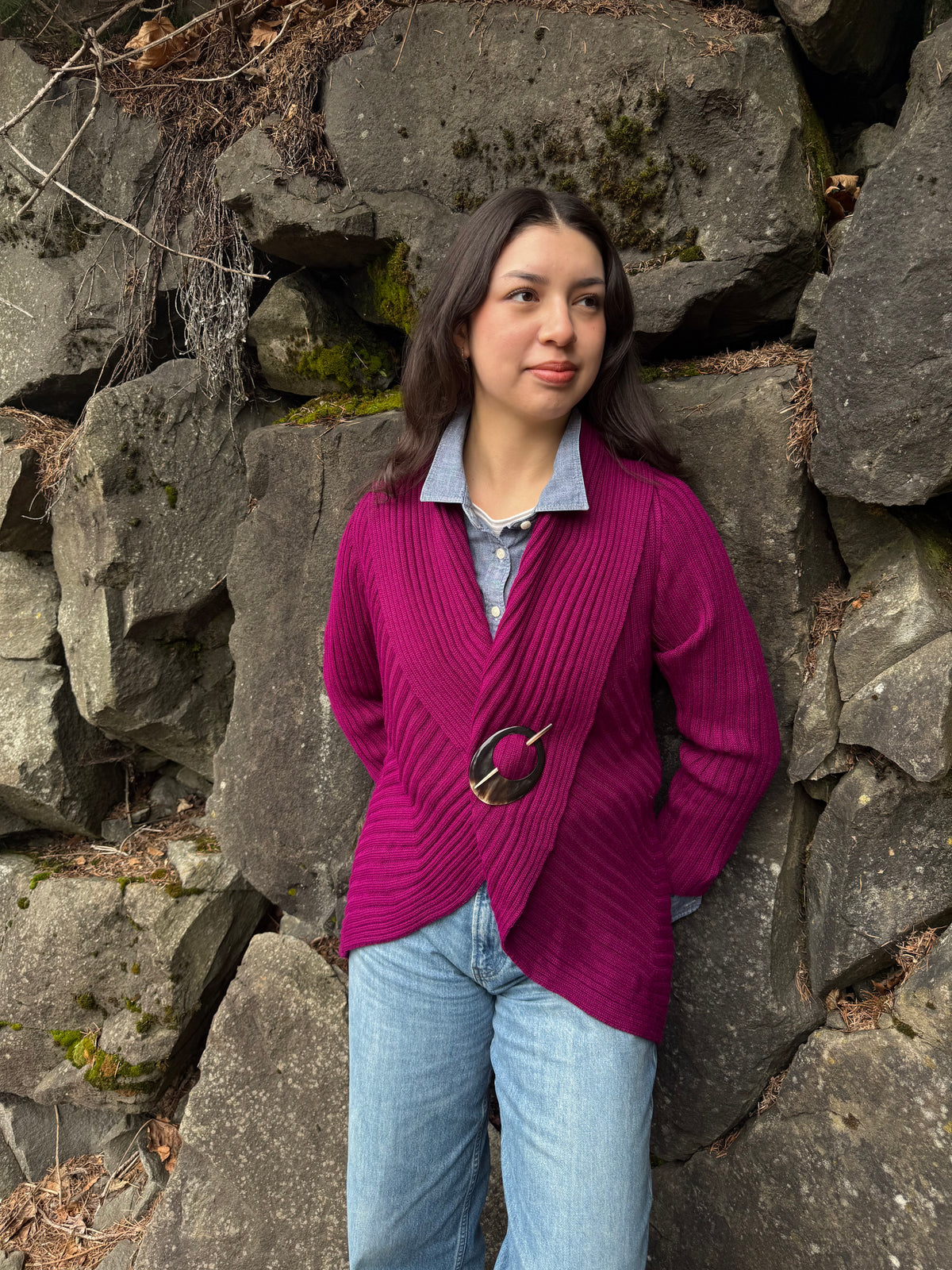 Pia Alpaca Cardigan for Women