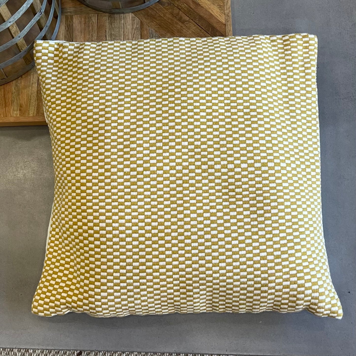 Checkers Cotton Cushion Cover