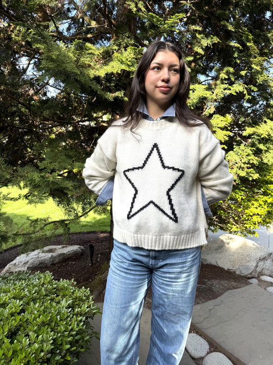 Star Crew Sweater