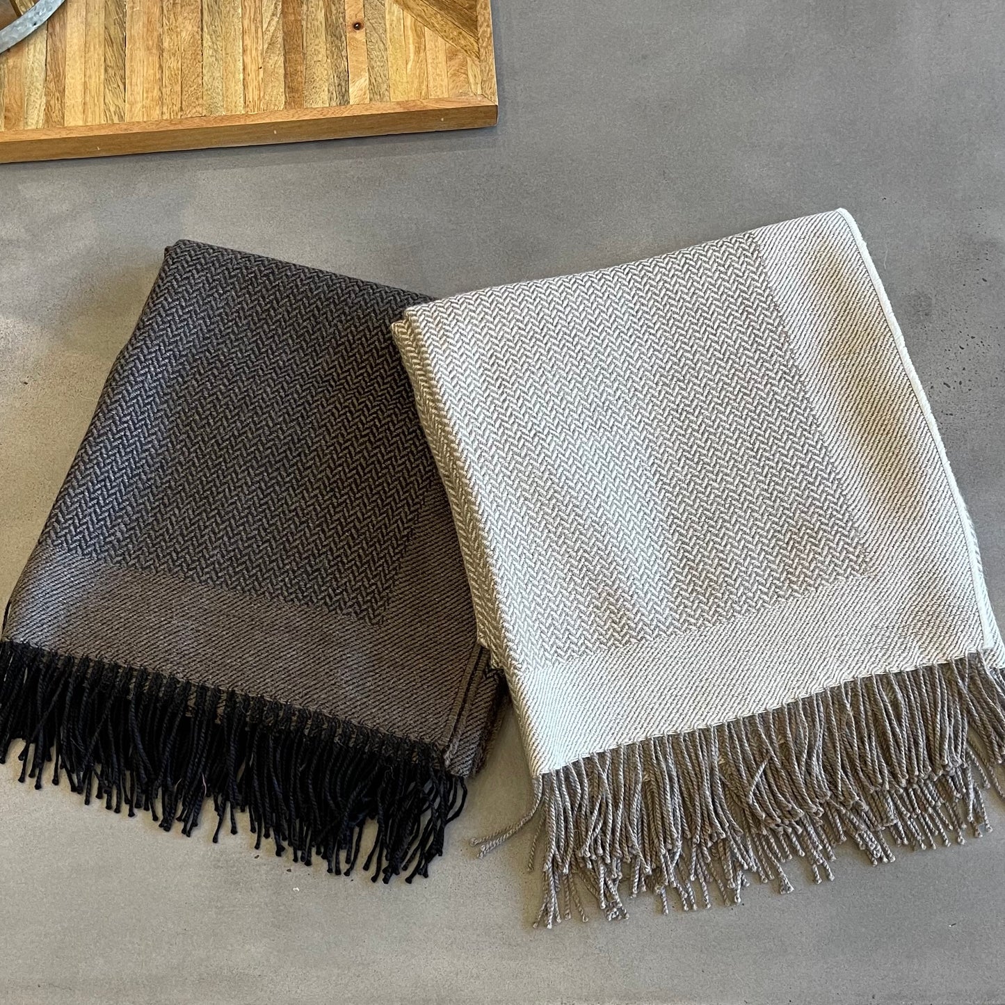 Herringbone Throw