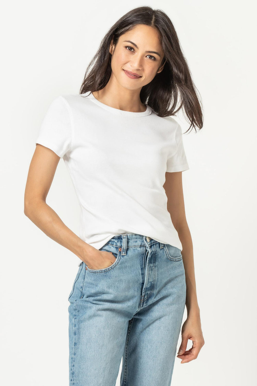 white Lilla P Tee Shirt