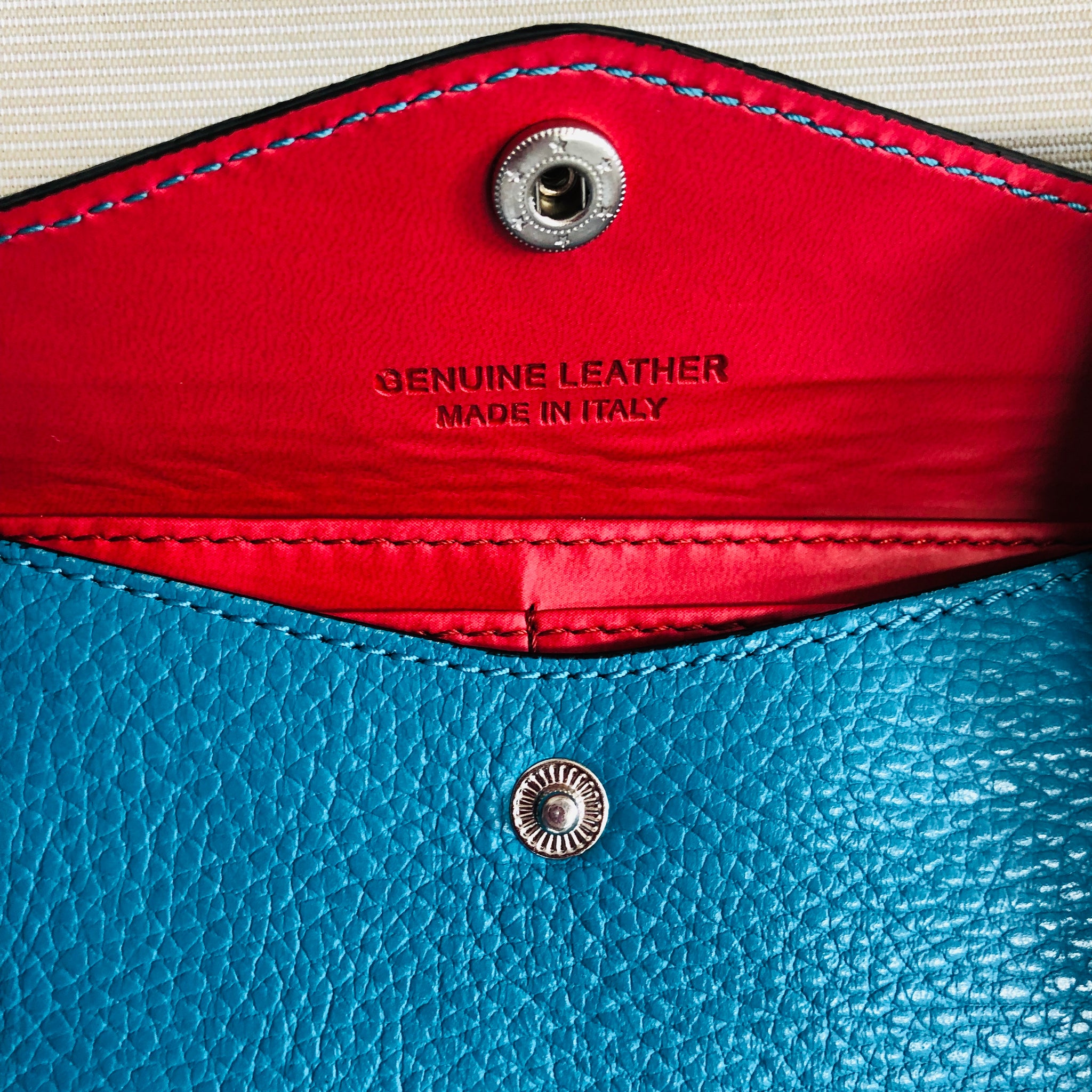 Capri Italian Envelope Leather Wallet for Women - Alicia Peru