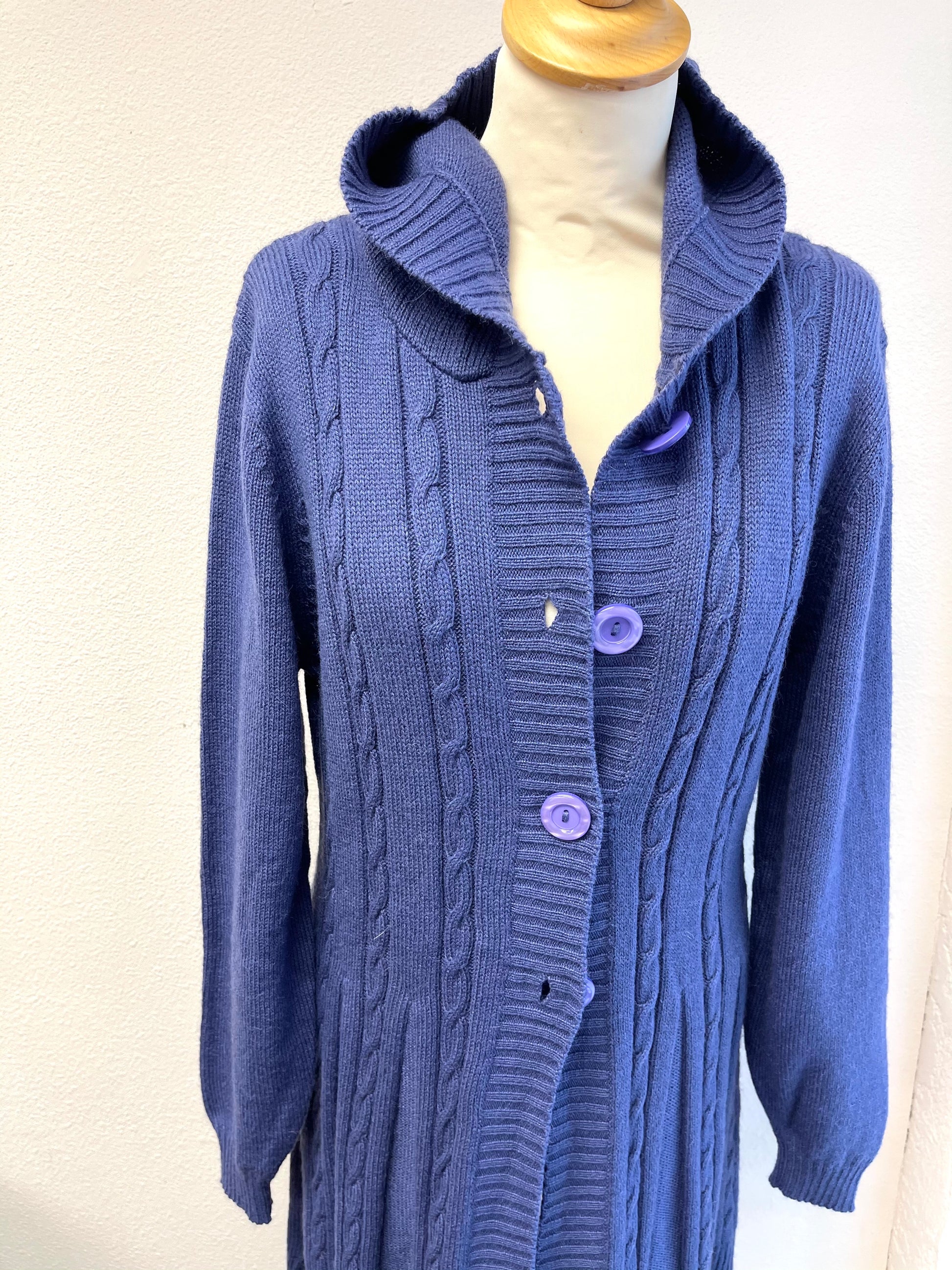 Hoodie Alpaca Cardigan