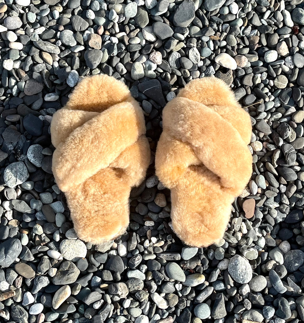 Sol Alpaca Fur Slippers