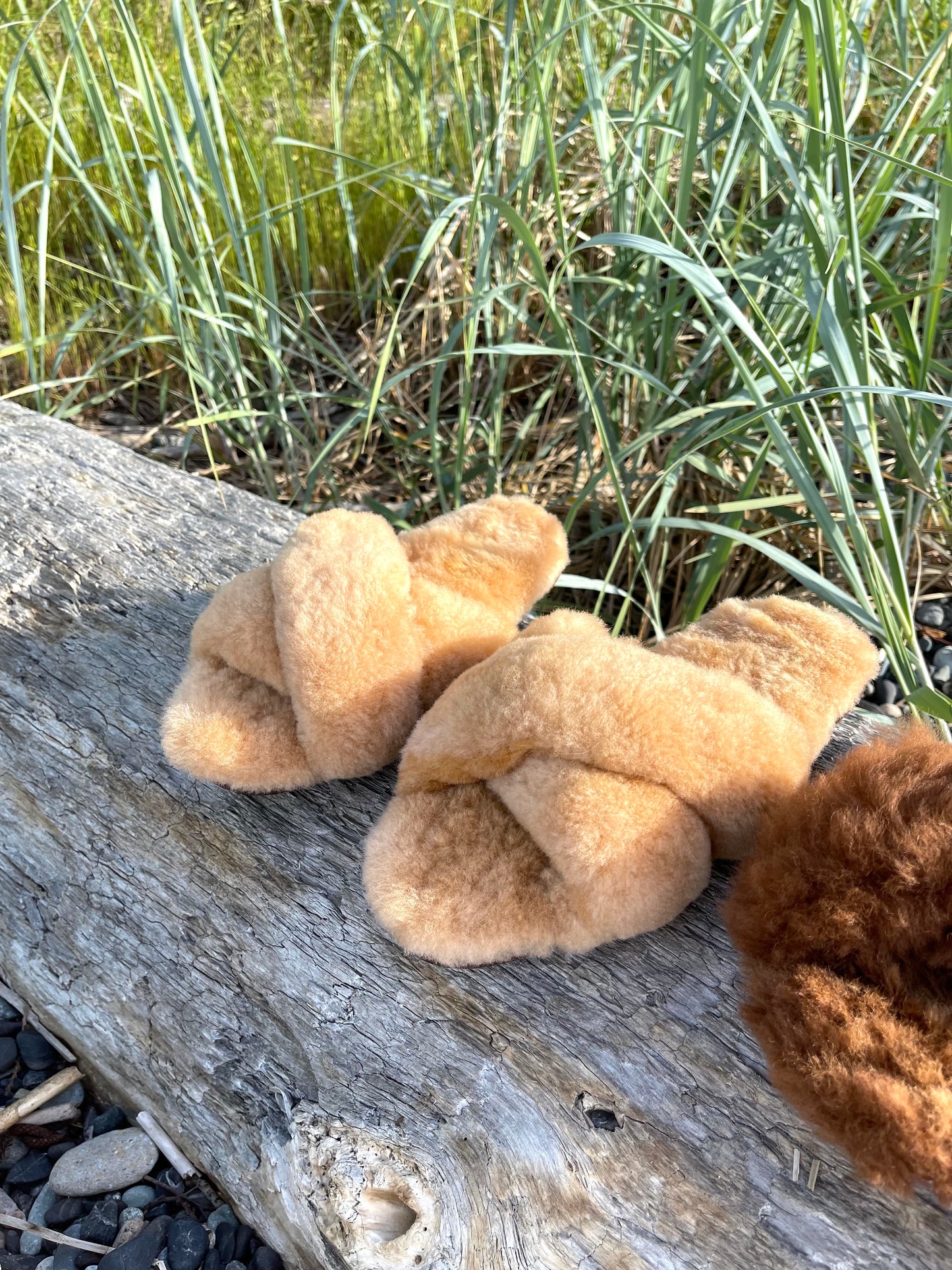 Sol Alpaca Fur Slippers