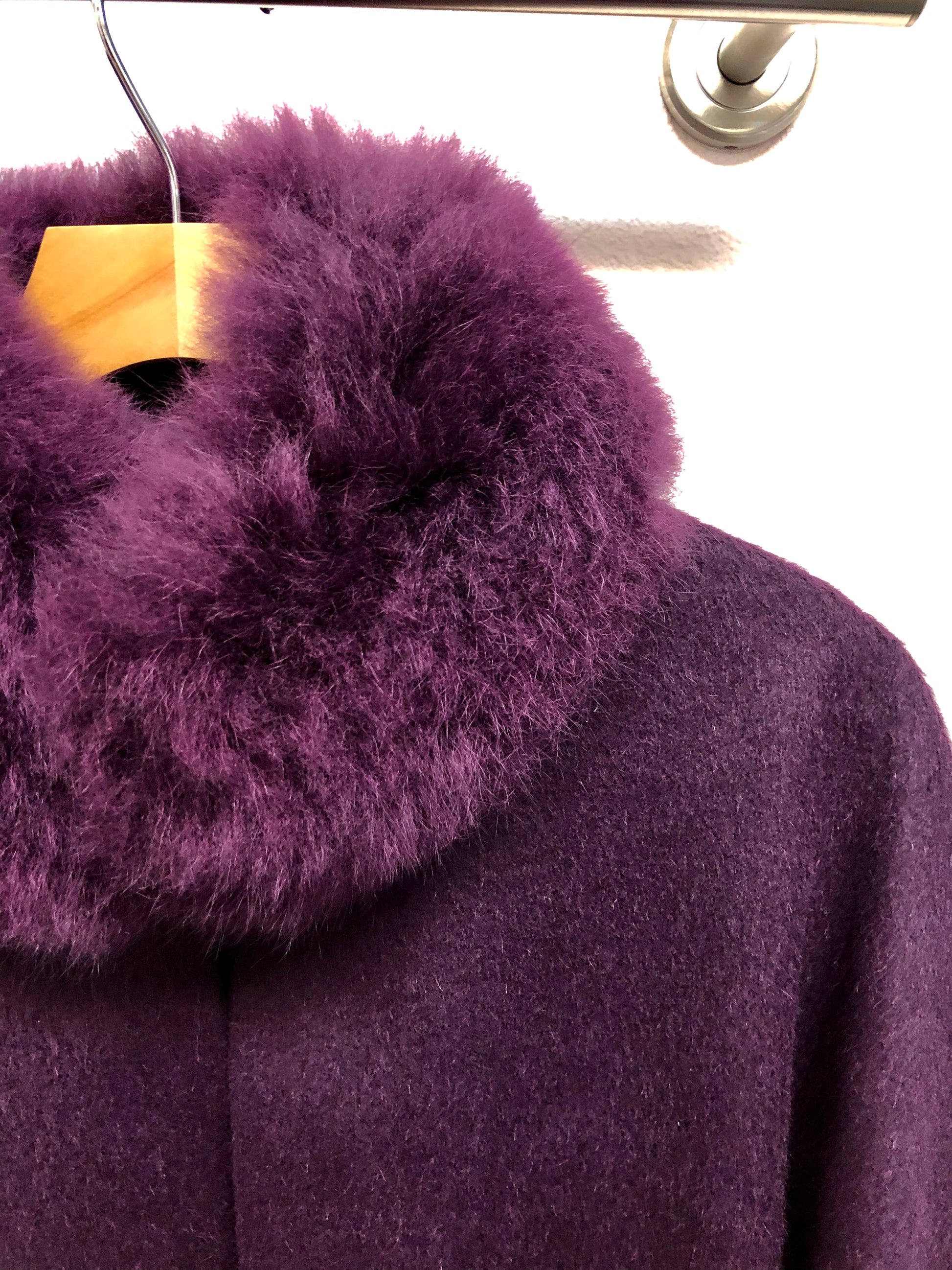 Paris Alpaca Cape With Mandarin Collar