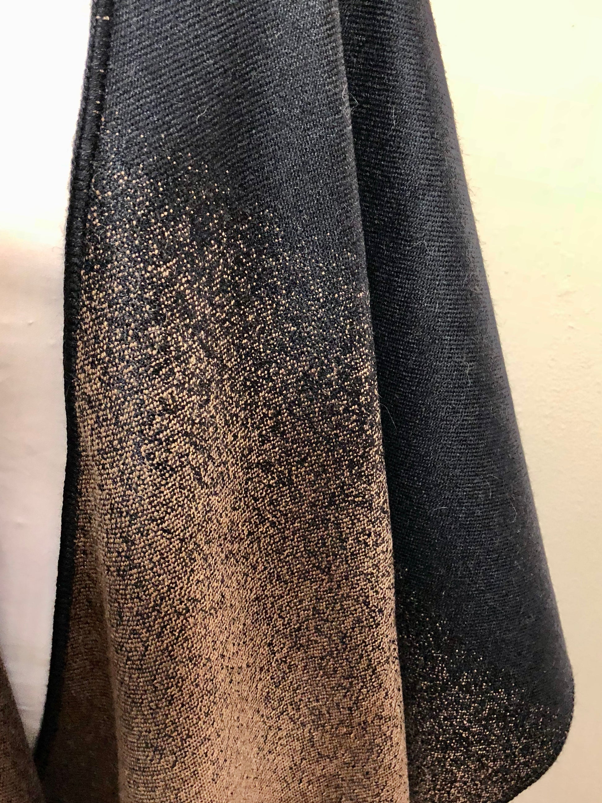 Oversized Ombre Alpaca Ruana Cape