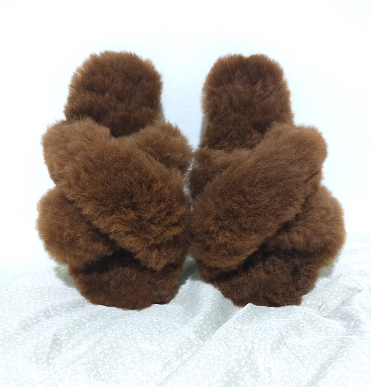 Sol Alpaca Fur Slippers