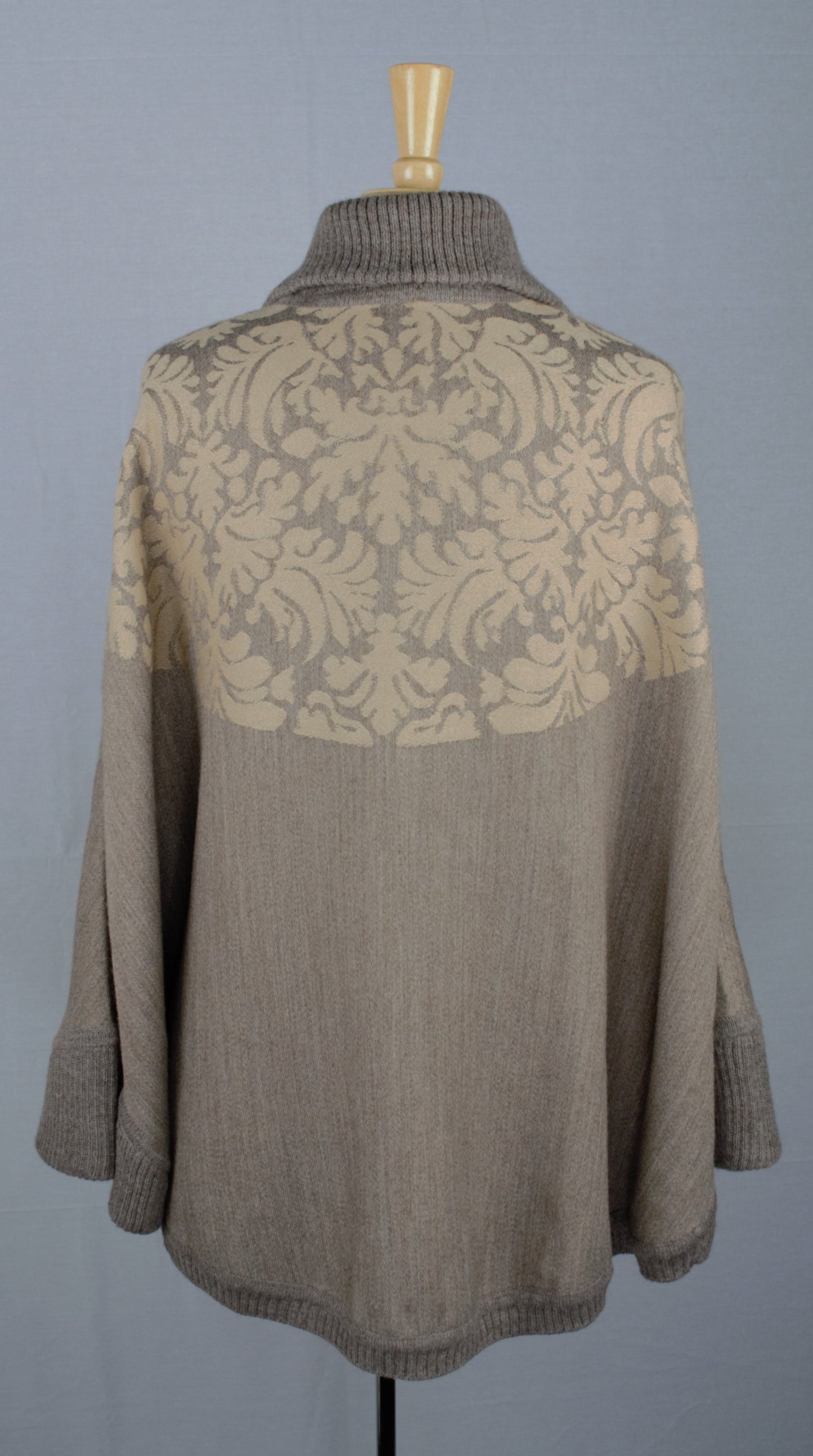 Brooklyn Alpaca Textured Collared Cape