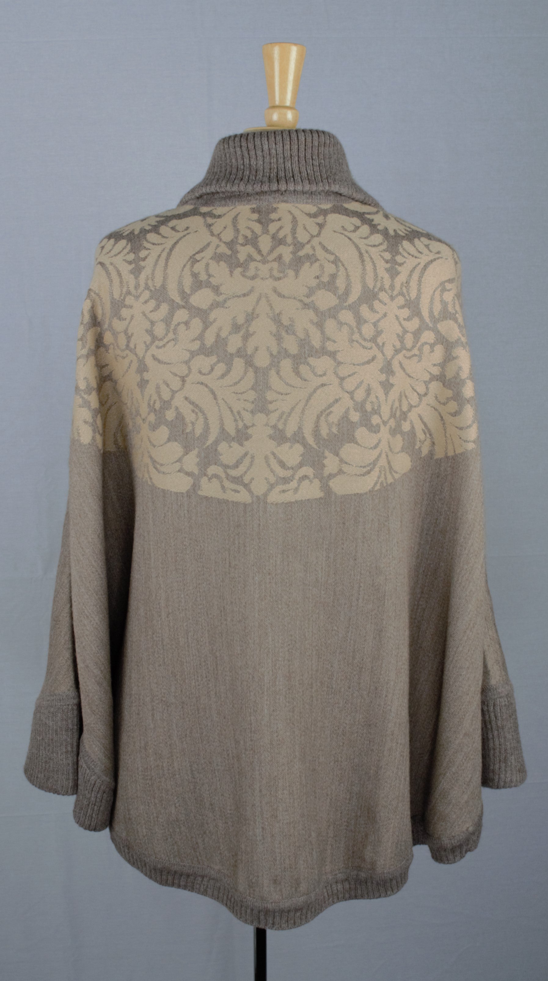 Brooklyn Alpaca Textured Collared Cape