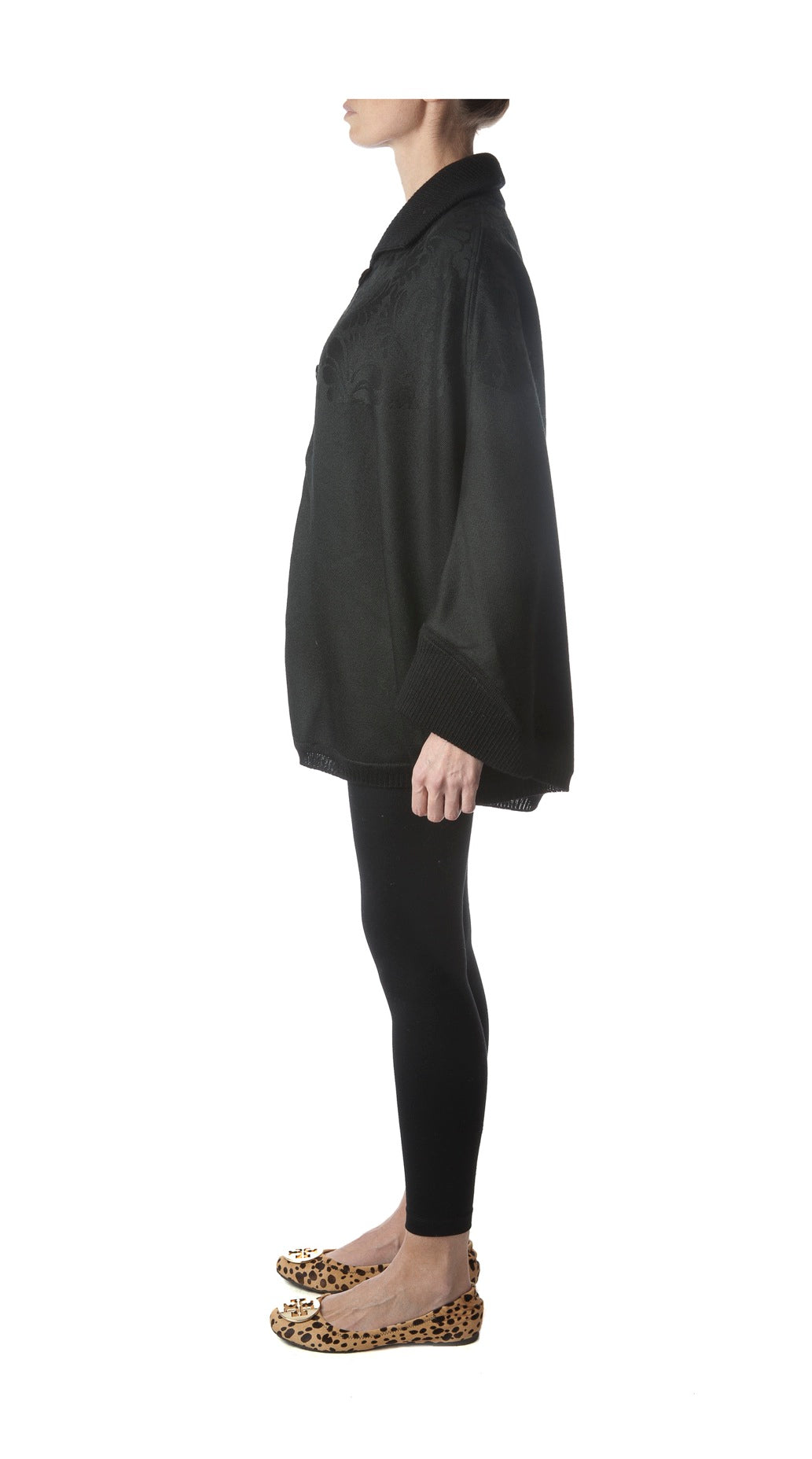 Brooklyn Cape-Alicia Peru Sustainable Alpaca - side view