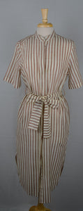 Stripe Aish Cotton Shirt Dres