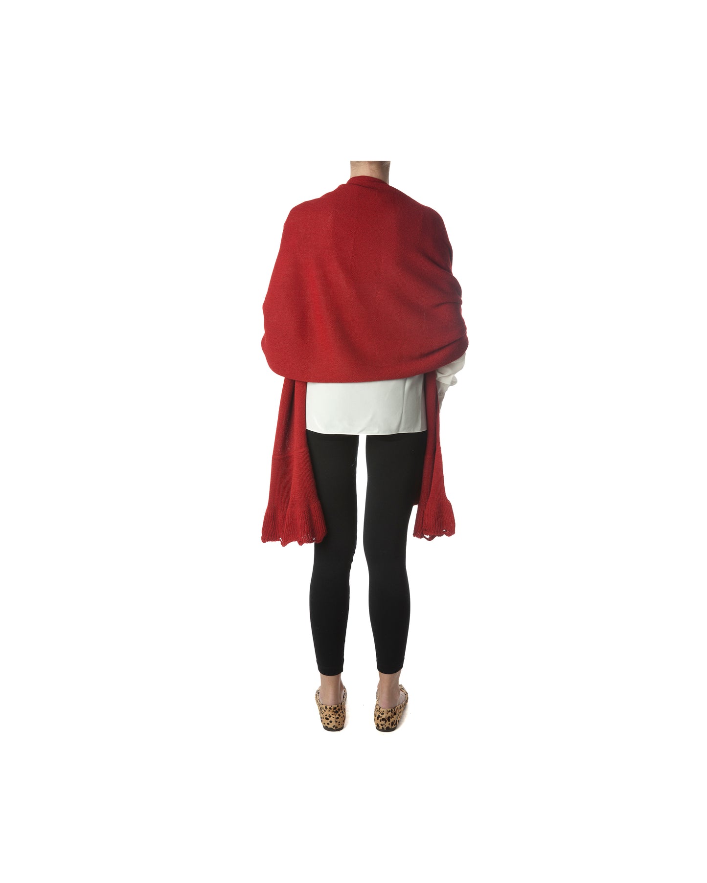 Maya Shawl-Alicia Peru Sustainable Alpaca - back view