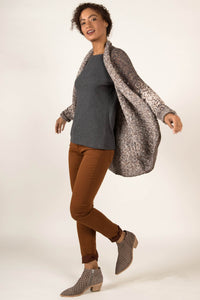 Indigenous Speckled Cotton Cardigan
